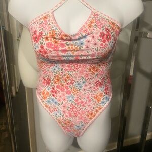 Floral Women's One-Piece Swimsuit